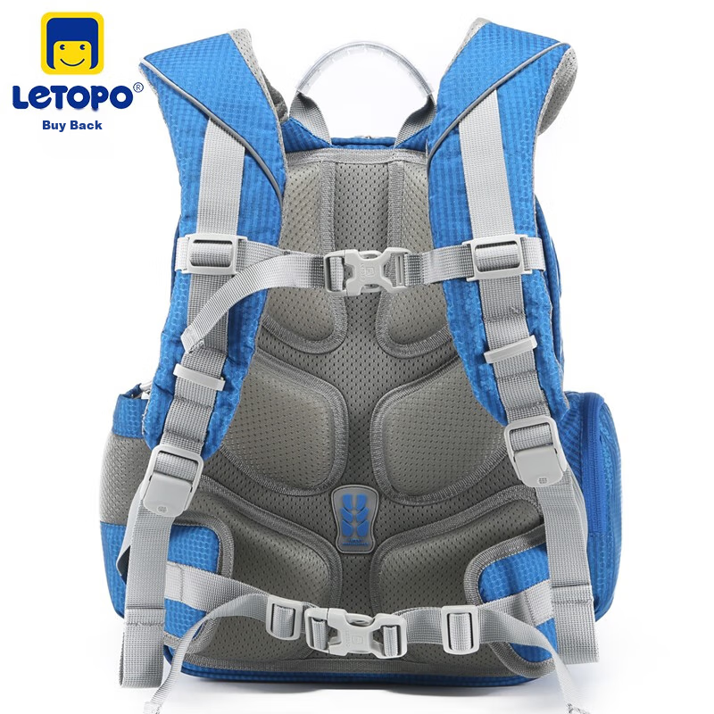Letopo Lightweight Spine-Protecting Backpack for Primary School Students in Grad...