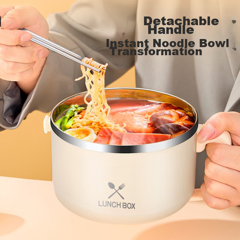 PAKCHOICE 304 Stainless Steel Insulated Lunch Box with Multiple Layers, Large Ca...