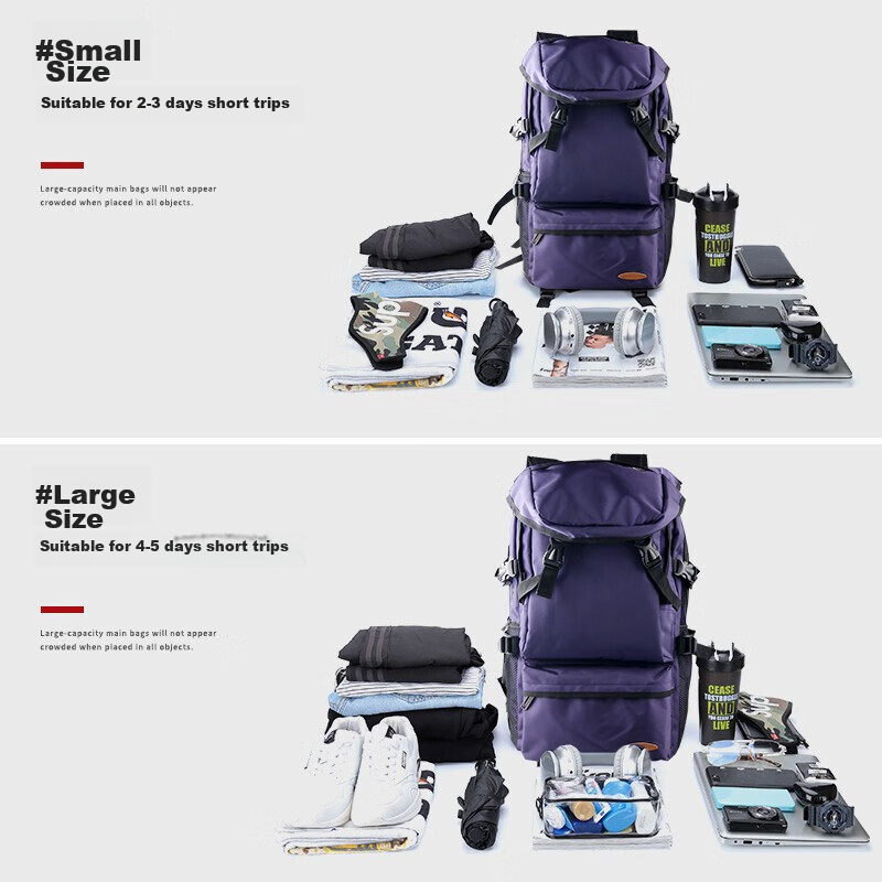 Landcase Travel Backpack, Outdoor Backpack for Men And Women, Hiking And Mountai...