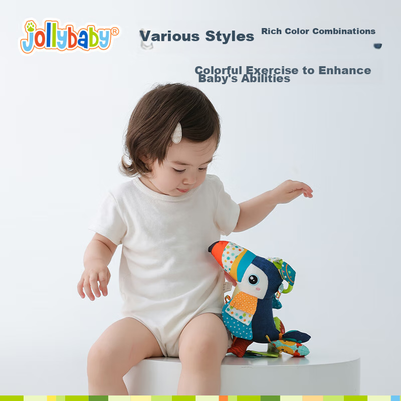 Jollybaby Baby 0-1 Year Old Head-Lifting Practice, Grasping Training, Stroller T...