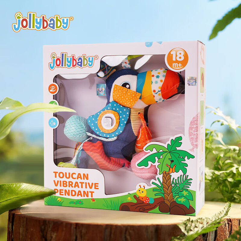 Jollybaby Baby 0-1 Year Old Head-Lifting Practice, Grasping Training, Stroller T...