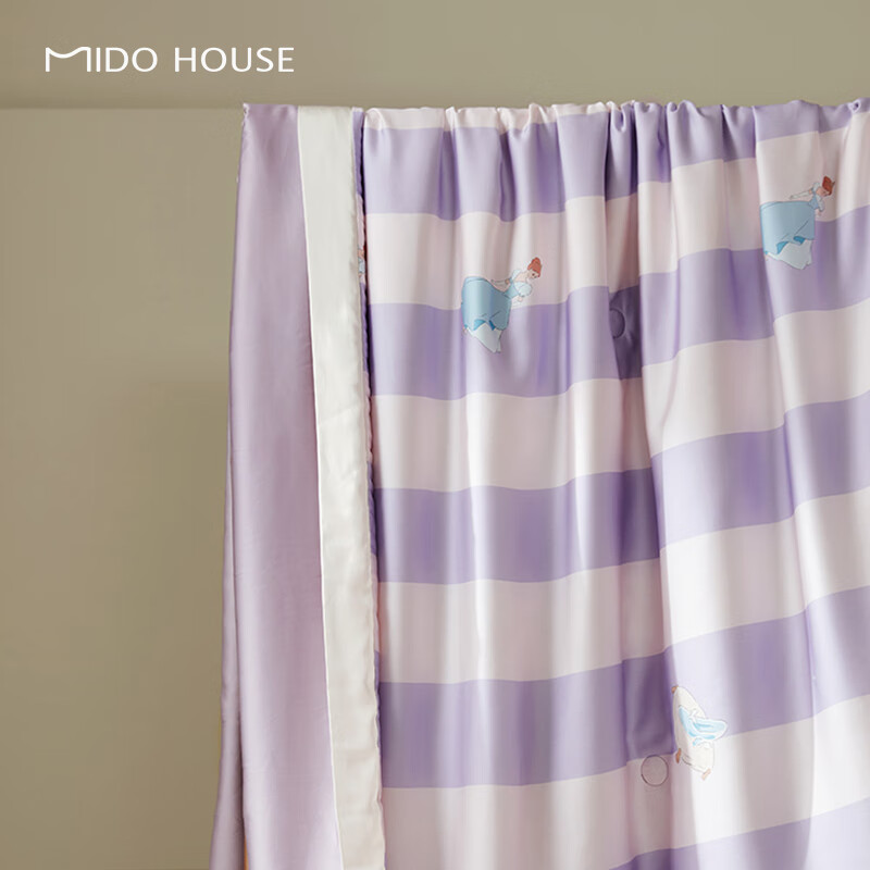 MIDO HOUSE Mingdu 60S Blue Silk Summer Cool Quilt Air Conditioning Quilt Machine...