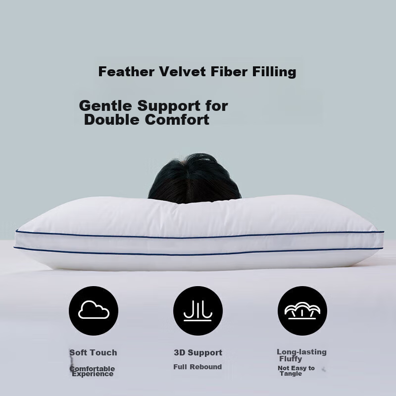 LOVO Luolai Shenghuo Pillow Core, Soft And Upgraded, 100% Cotton, Antibacterial,...