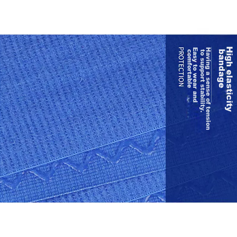 LP691 Elastic Knee Brace, Adjustable Wrap, Wavy Pattern, Non-Slip, for Running,...