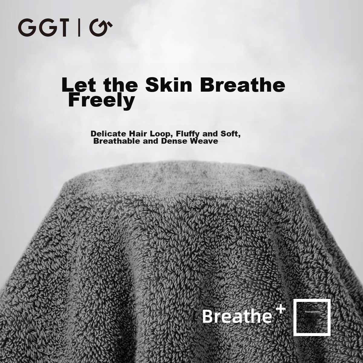 GGT Japanese Face Towel for Men, Pure Cotton Adult Bath Towel, Thickened Hotel A...