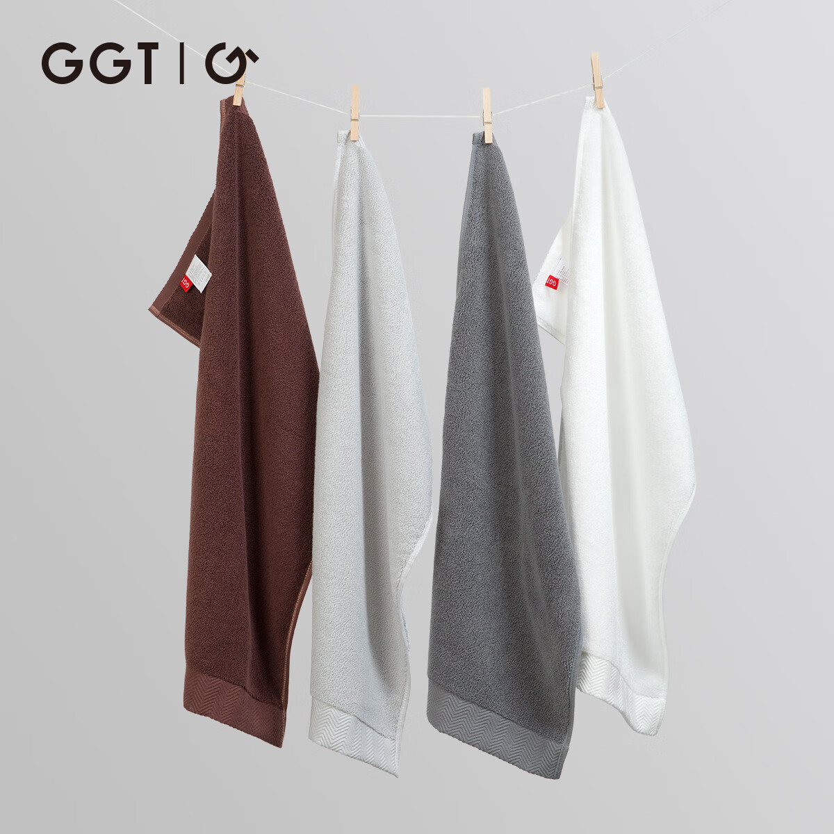 GGT Japanese Face Towel for Men, Pure Cotton Adult Bath Towel, Thickened Hotel A...