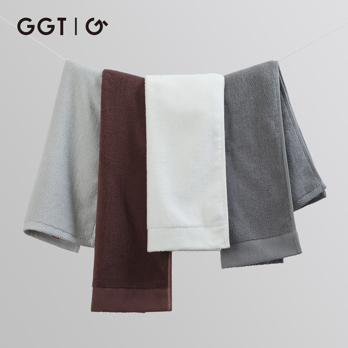 GGT Japanese Face Towel for Men, Pure Cotton Adult Bath Towel, Thickened Hotel A...
