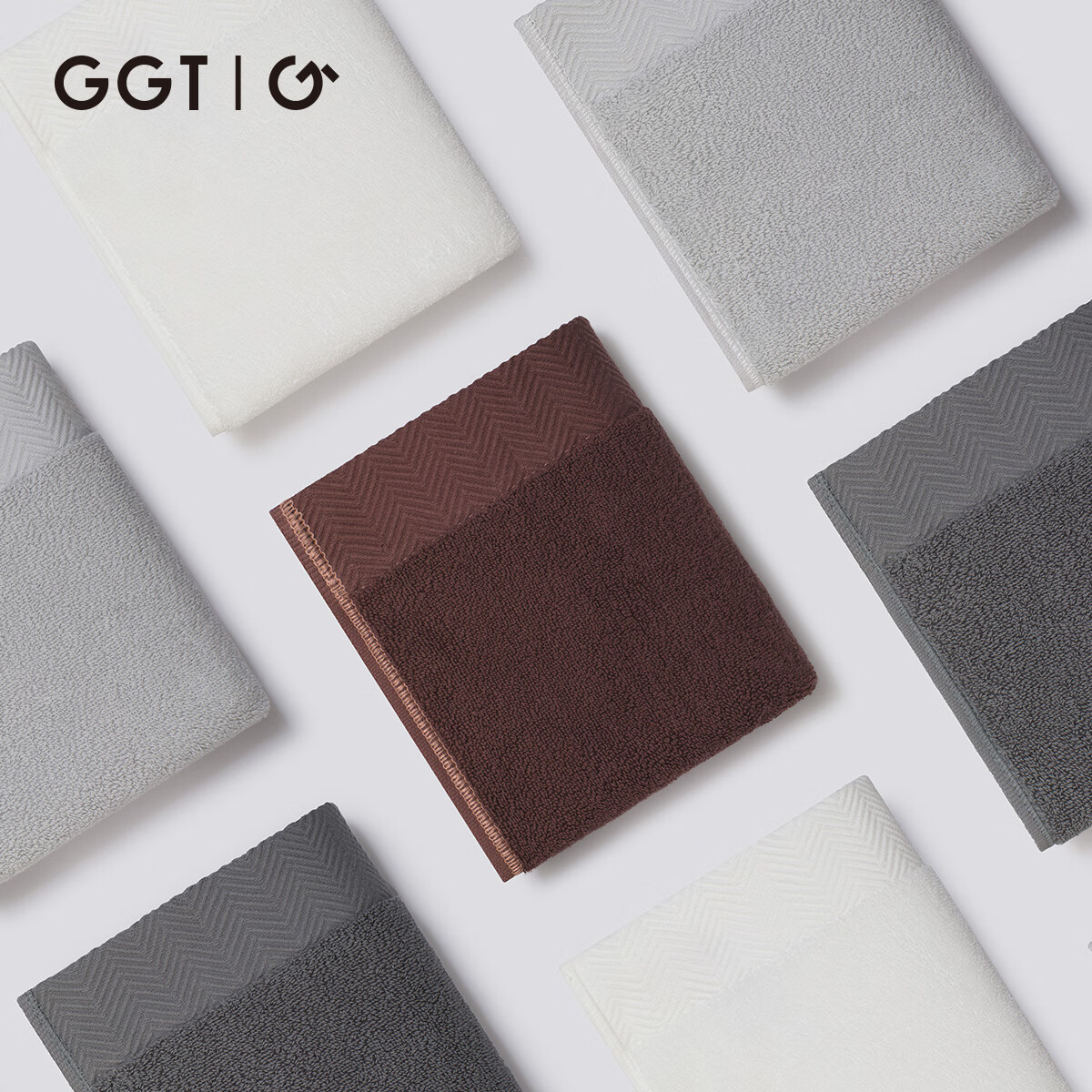 GGT Japanese Face Towel for Men, Pure Cotton Adult Bath Towel, Thickened Hotel A...