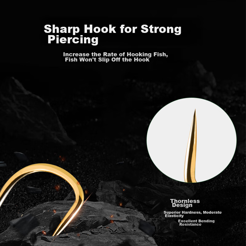 Simago Double Hook Fishing Line, Pre-Tied Rig, Anti-Tangle, Handmade Precision-T...