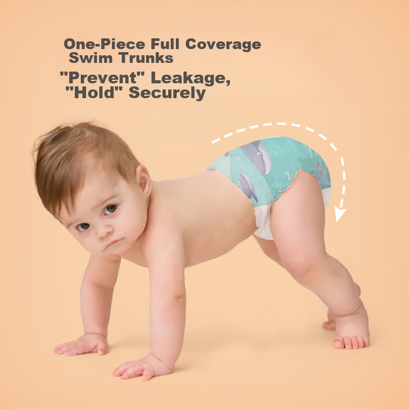 Ocheers UK [12 Pieces] Baby Swim Diapers, Full Coverage for Girls And Boys, Wate...