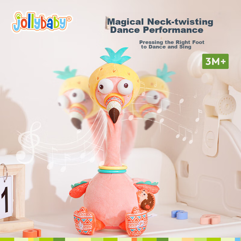 Jollybaby Repeating Plush Toy, Baby Learning to Speak Doll, Talking Comforting S...