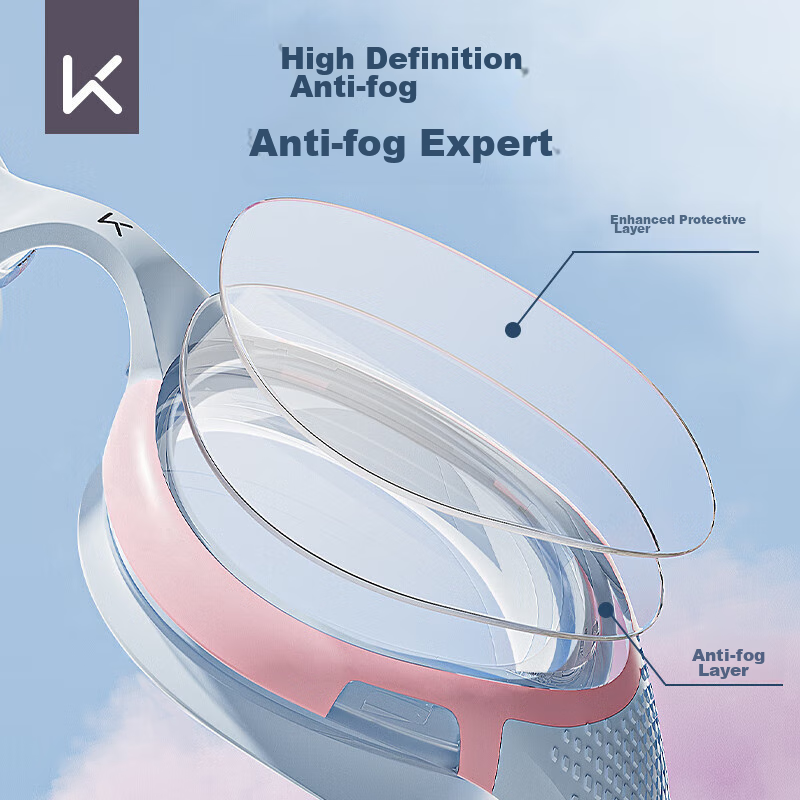 Keep Children's Swimming Goggles, Boys Waterproof Anti-Fog High-Definition Swim...