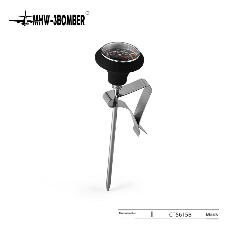 MHW-3BOMBER Hand-Drip Coffee Thermometer, Mechanical Dual-Scale Temperature Disp...
