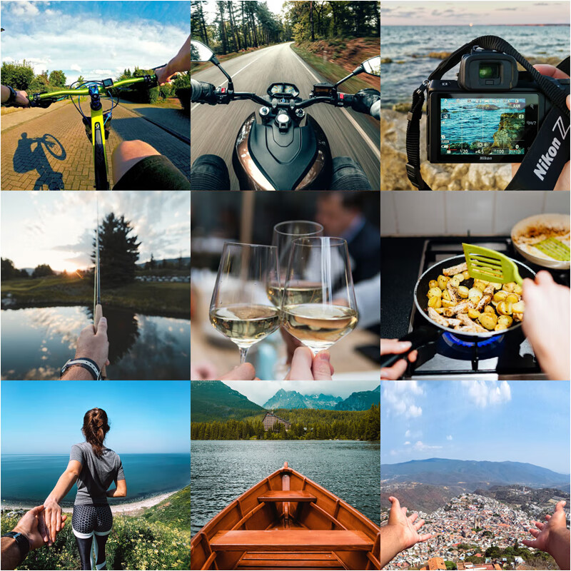 KYOTSU Action Camera Neck Strap for GoPro 13/12/11/10/9/8, DJI Action 5/4/3, Ins...