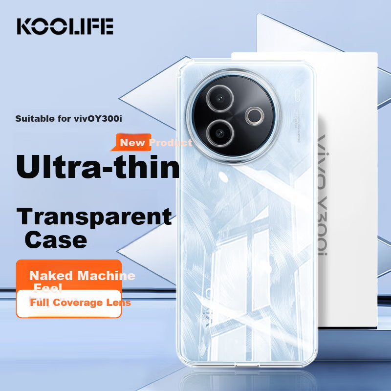 KOOLIFE Protective Case for vivo Y300i, Full Coverage Slim Soft Shell with Lens...