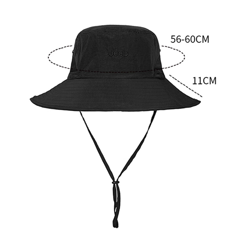 Jeep Sun Protection Hat for Men, Outdoor Sun Visor, Water-Resistant Fisherman Ha...