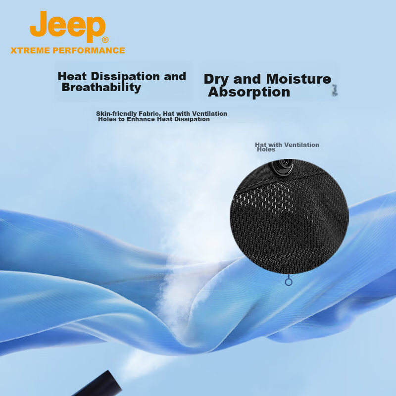 Jeep Sun Protection Hat for Men, Outdoor Sun Visor, Water-Resistant Fisherman Ha...