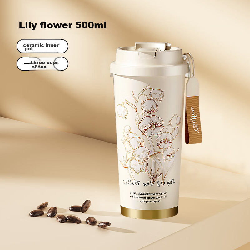 PAKCHOICE Insulated Mug for Men And Women, Stylish Water Bottle with 316 Stainle...