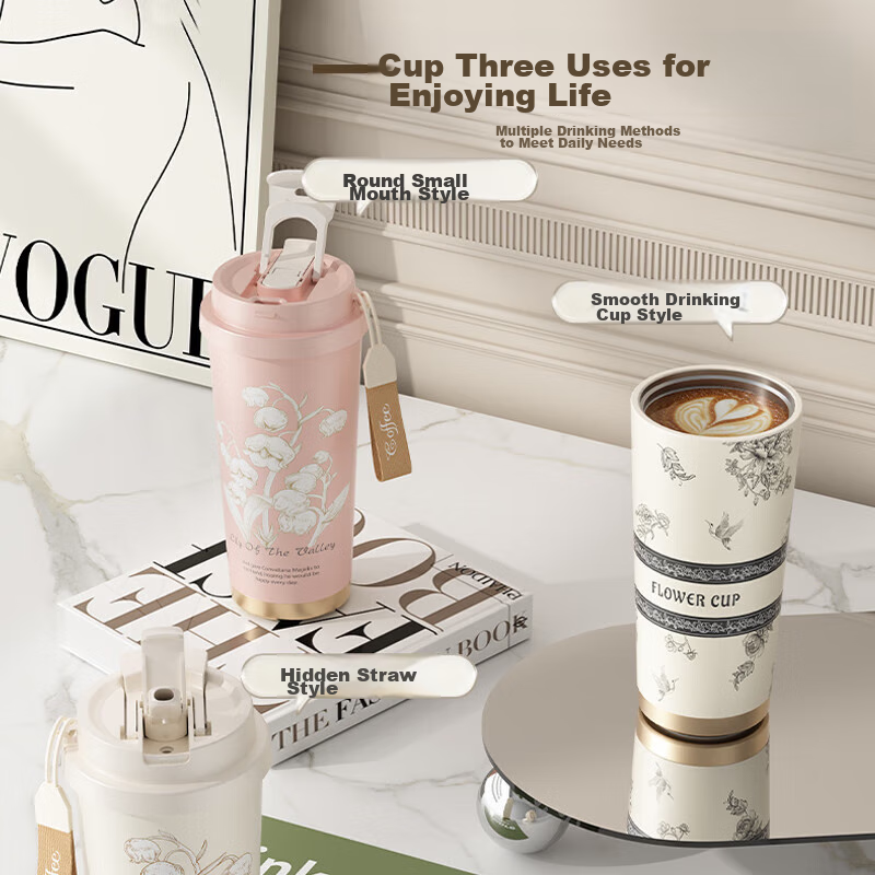 PAKCHOICE Insulated Mug for Men And Women, Stylish Water Bottle with 316 Stainle...