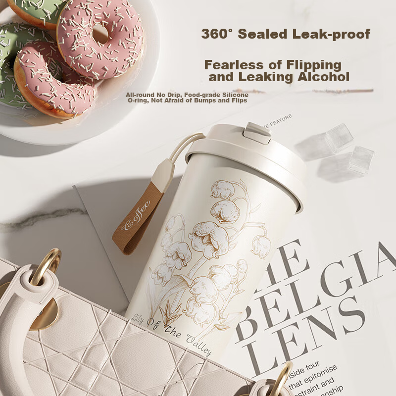 PAKCHOICE Insulated Mug for Men And Women, Stylish Water Bottle with 316 Stainle...