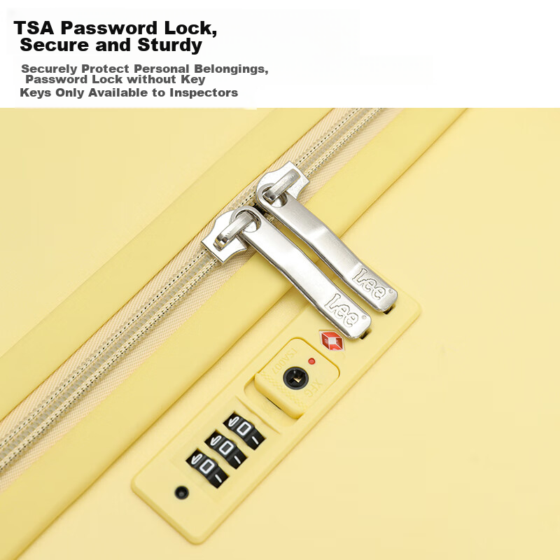Lee High-Quality Zipper Suitcase, Luggage for Women And Men, Student Carry-On, T...