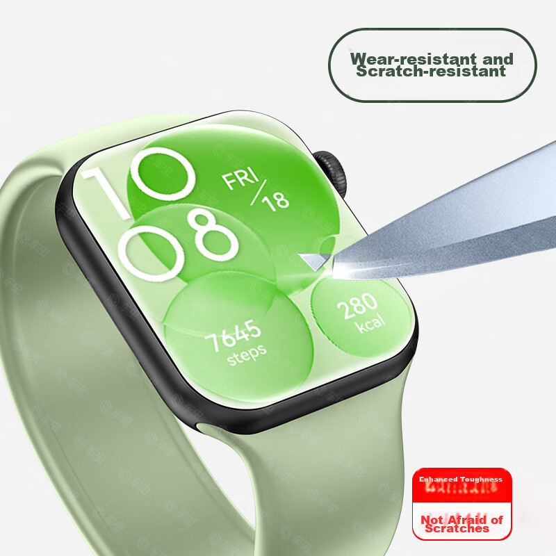 Smorss [2-Pack] Ceramic Screen Protector for Huawei Fit 3 Watch, HUAWEI WATCH FI...