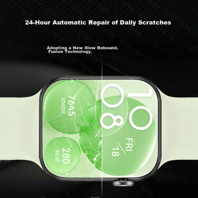 Smorss [2-Pack] Ceramic Screen Protector for Huawei Fit 3 Watch, HUAWEI WATCH FI...