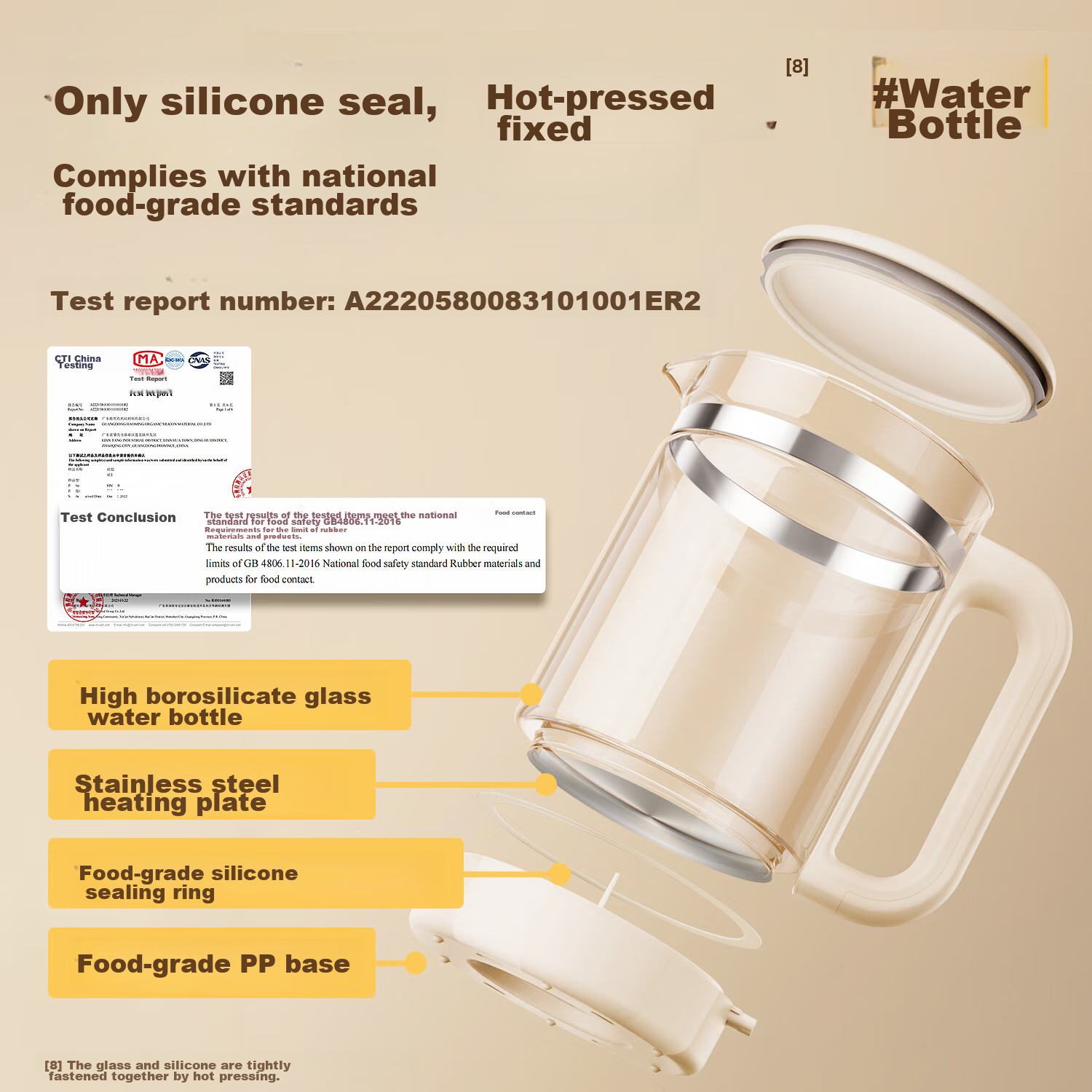 Mamahome Milk Frother with Precise Water Dispensing, Constant Temperature Kettle...