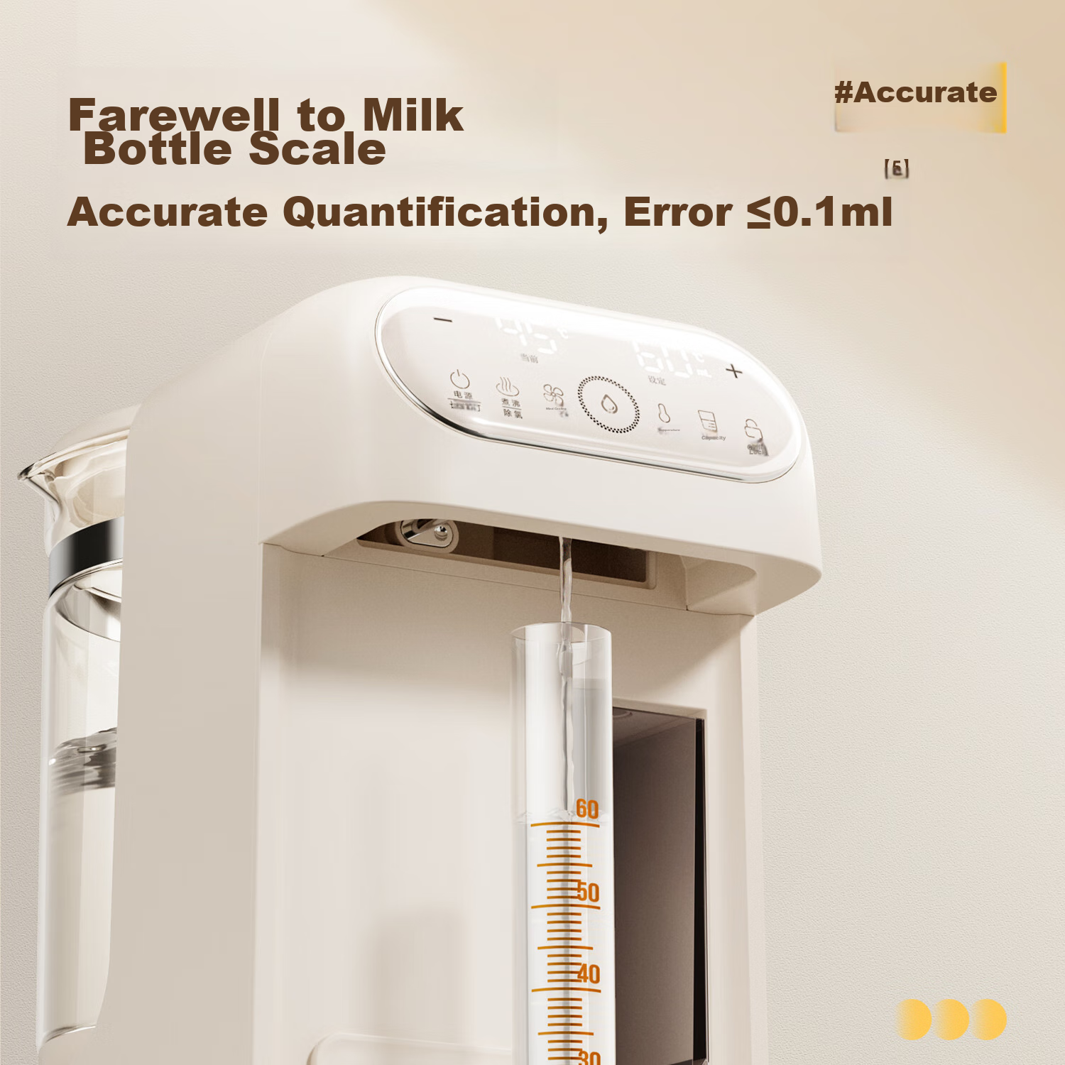 Mamahome Milk Frother with Precise Water Dispensing, Constant Temperature Kettle...