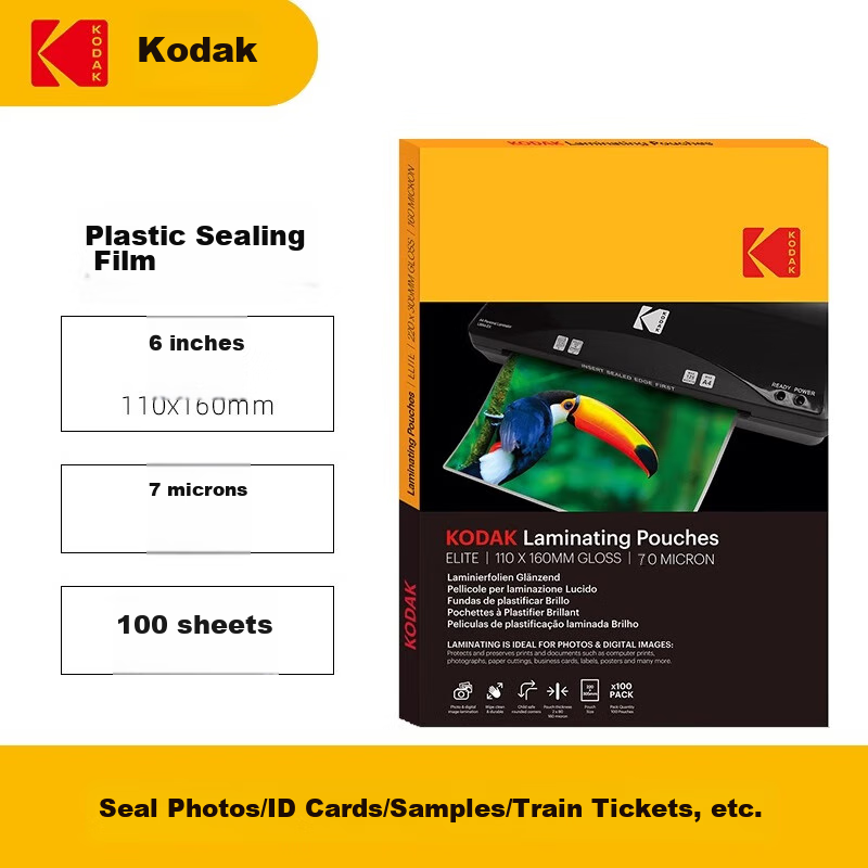 KODAK Laminating Pouches, 6-Inch Laminator Film, 7 Mil Photo Film, Laminating Po...