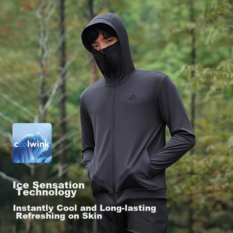 Pelliot Outdoor Sun Protection Jacket for Men, UV-Resistant Summer Coat, Cool An...