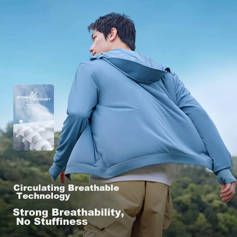 Pelliot Outdoor Sun Protection Jacket for Men, UV-Resistant Summer Coat, Cool An...