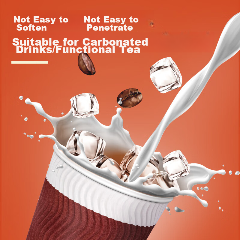 Deli 280ml Disposable Paper Cups, Cups/water Cups, Non-Slip Three-Layer Thickene...