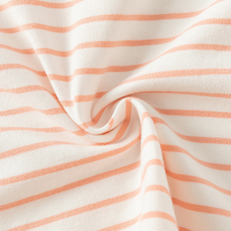 David Bella x Hello Kitty Girls' Striped T-shirt Autumn Children's Baby Bottomin...