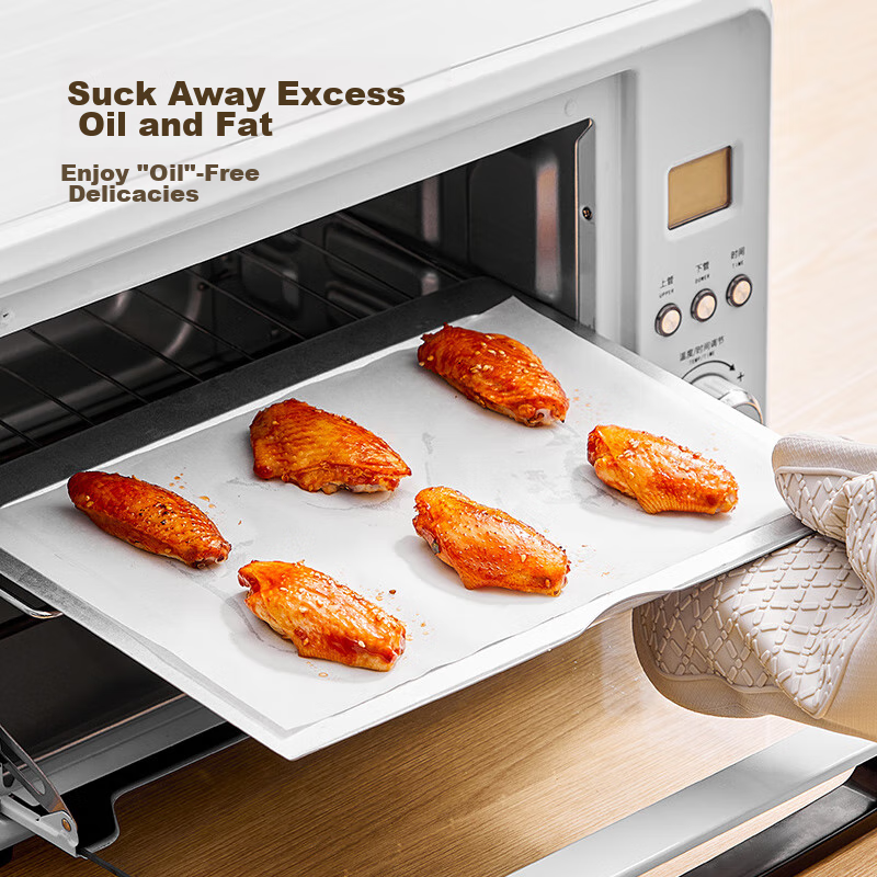 Chuidahuang Silicone Paper, Barbecue Meat Air Fryer Tin Foil Steamer Paper Mat,...