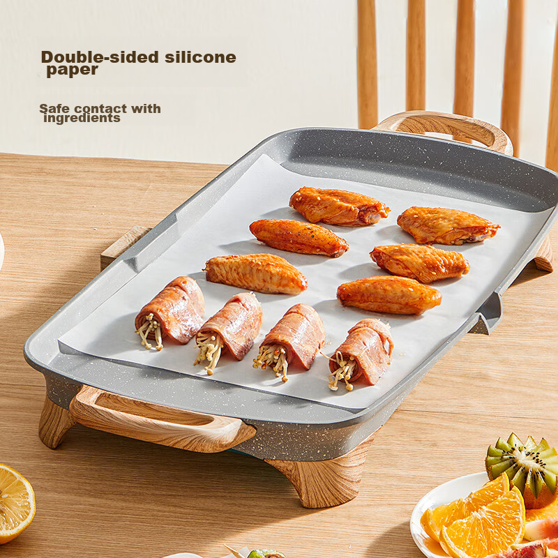 Chuidahuang Silicone Paper, Barbecue Meat Air Fryer Tin Foil Steamer Paper Mat,...