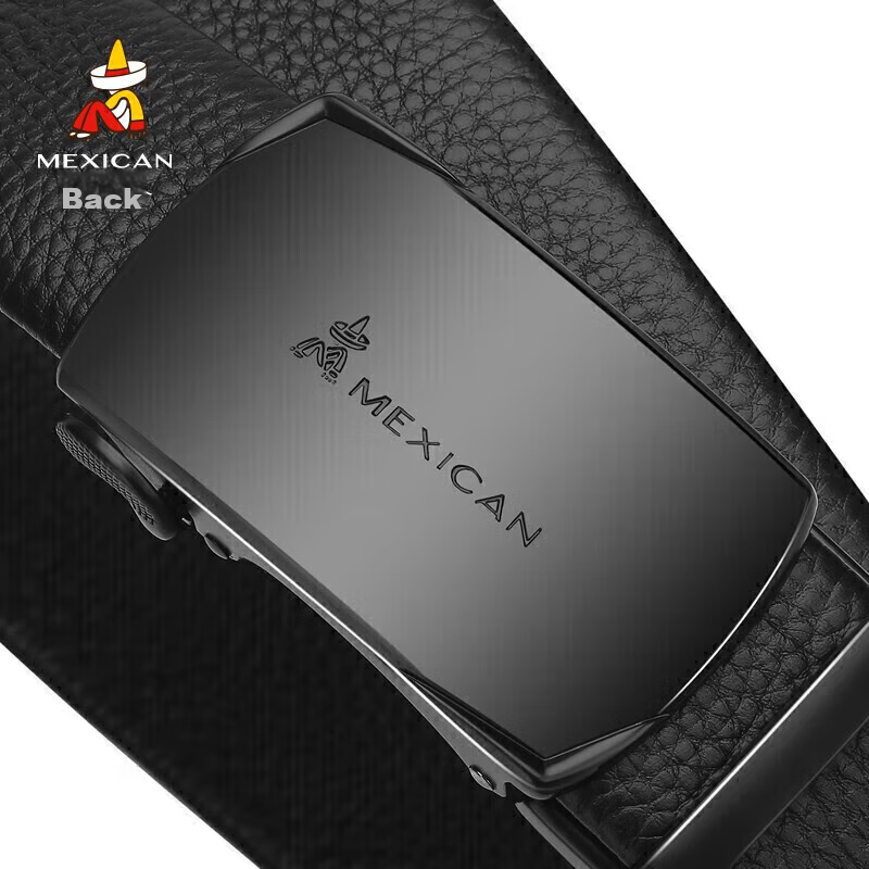 Scarecrow Men's Belt with Automatic Buckle, Genuine Top-Grain Leather, Business...