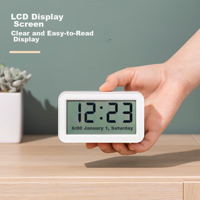 Deli Multifunctional Electronic Alarm Clock for Children's Bedroom, Smart Bedsid...