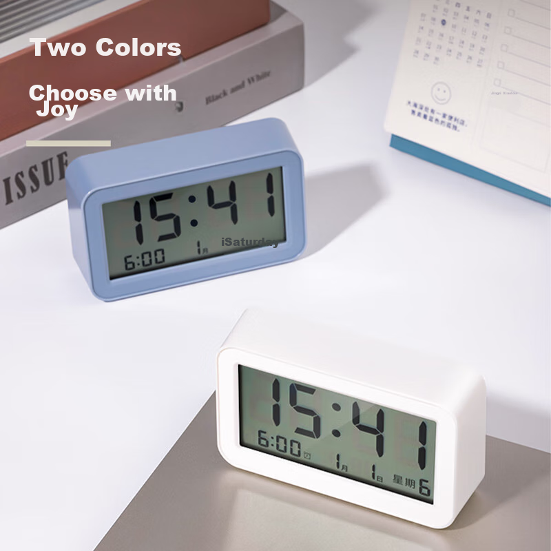 Deli Multifunctional Electronic Alarm Clock for Children's Bedroom, Smart Bedsid...