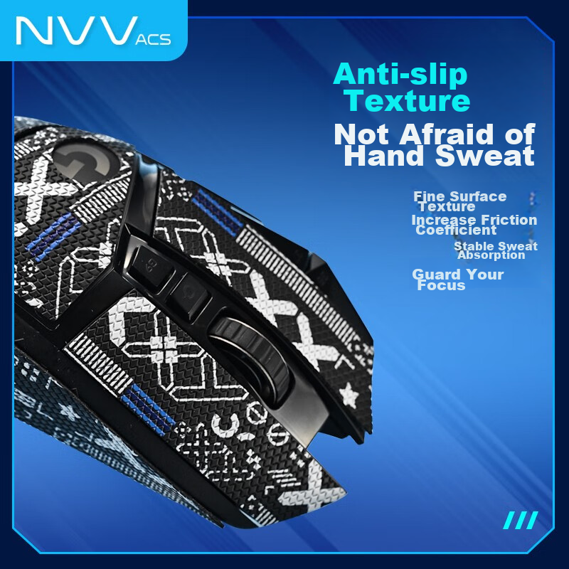 NVV Logitech MX Master3 Mouse Sticker Sweat Absorption Anti-slip Sticker Anti-sc...