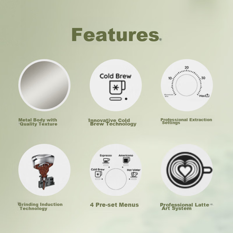 Delonghi [Government Subsidy] Coffee Machine, Cold Brew Semi-Automatic Coffee Ma...