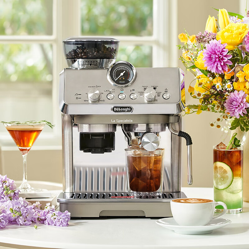 Delonghi [Government Subsidy] Coffee Machine, Cold Brew Semi-Automatic Coffee Ma...