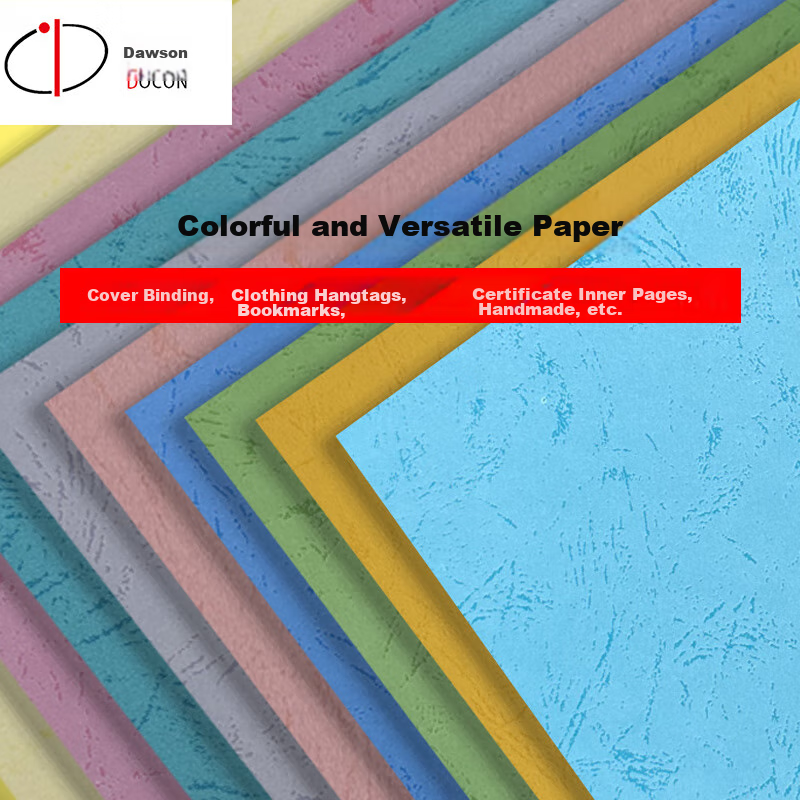 Daodun DOCON 180g A3++ Flat Leather Texture Paper Cover Paper for Glue Binding M...