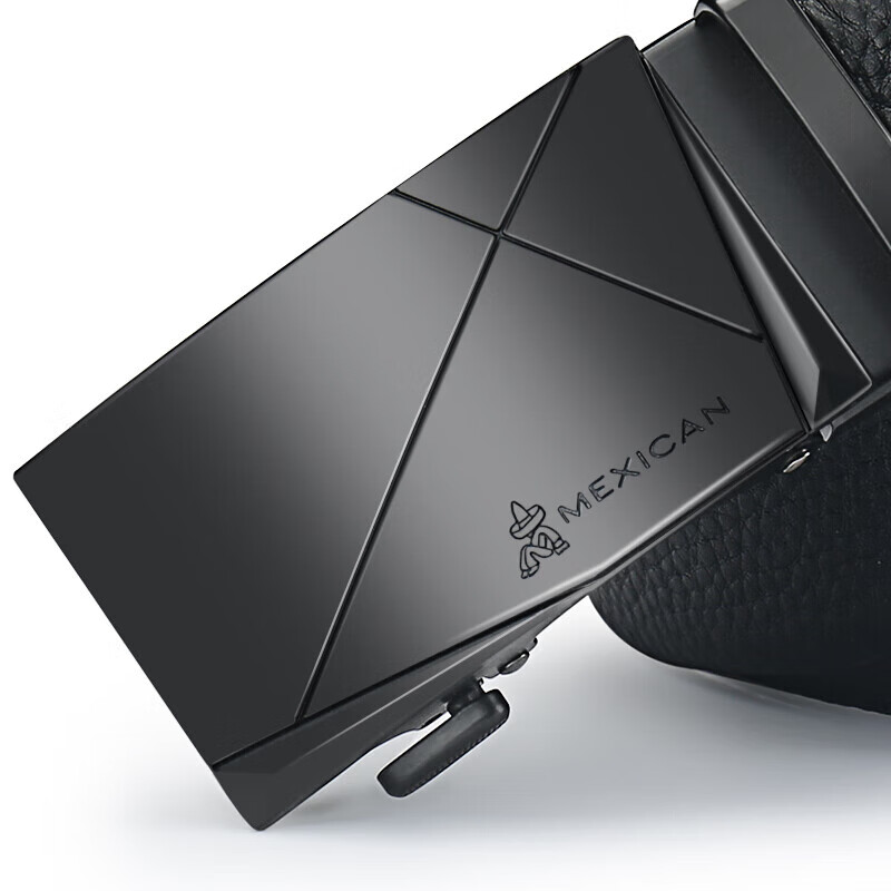 Scarecrow Men's Belt with Automatic Buckle, Genuine Top-Grain Leather, Business...