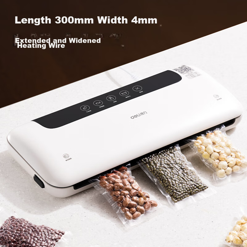 Deli Home Cured Meat Vacuum Sealer, Small Vacuum Packaging Machine, Food Sealing...