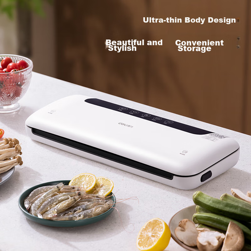 Deli Home Cured Meat Vacuum Sealer, Small Vacuum Packaging Machine, Food Sealing...