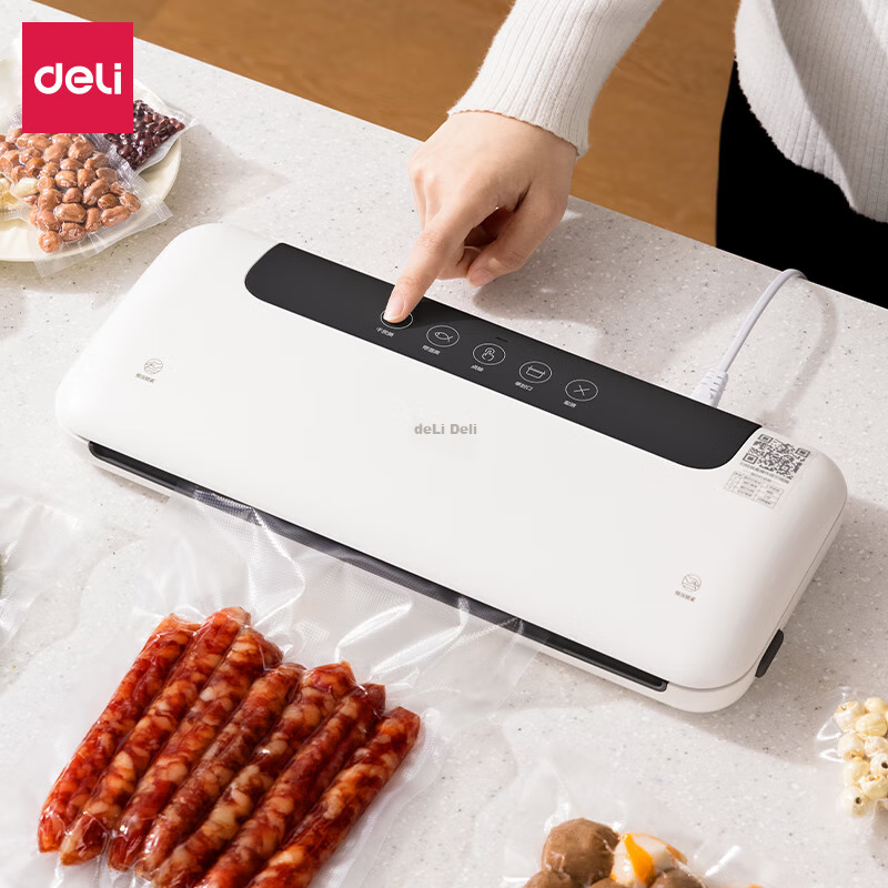 Deli Home Cured Meat Vacuum Sealer, Small Vacuum Packaging Machine, Food Sealing...