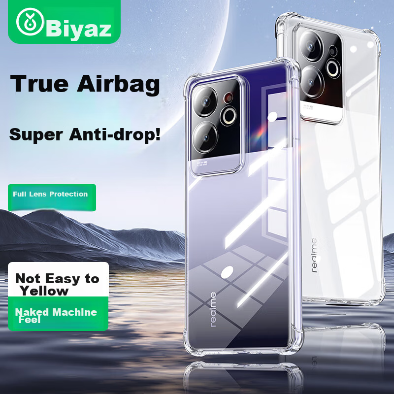 BIAZE Compatible with Realme GT6 Phone Case, Realme GT6 Protective Cover, Full P...