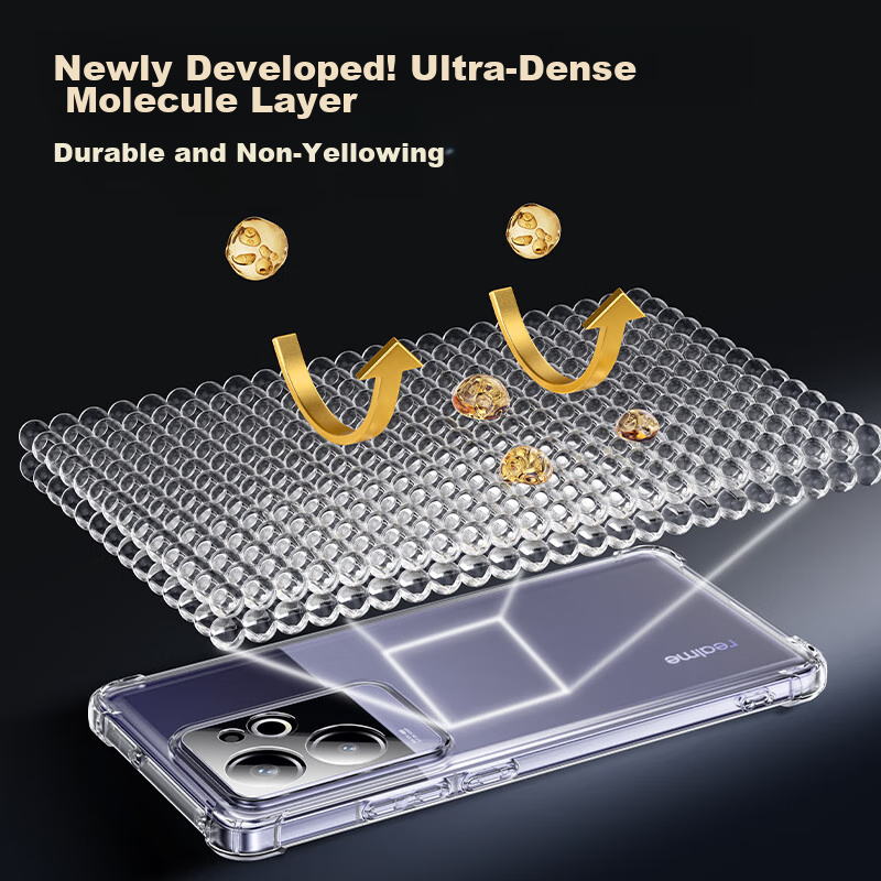 BIAZE Compatible with Realme GT6 Phone Case, Realme GT6 Protective Cover, Full P...