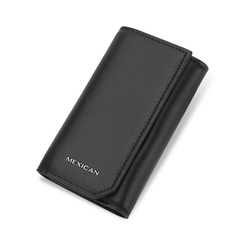 Scarecrow Car Key Case, Unisex Cowhide Card Holder, Zipper Coin Purse, Multifunc...